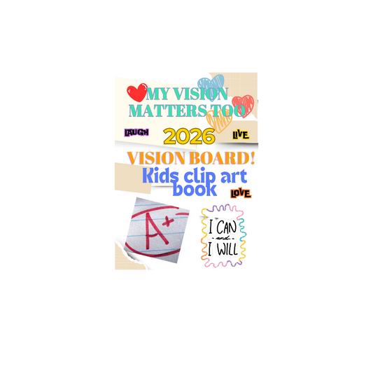 Vision Board Clip Art Book 2026: My vision matters